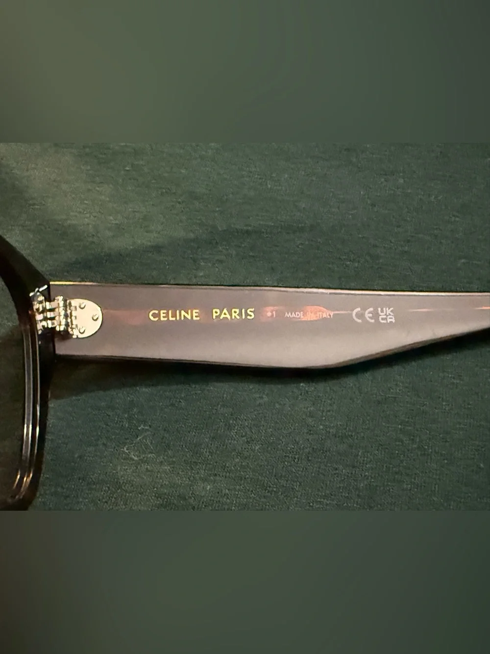 Celine CL5110U Shiny Dark Havana RX Sunglasses.